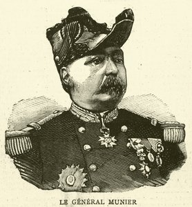 Gustave-Joseph Munier, francouzský generál (rytina) od French School