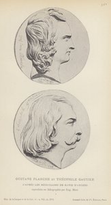 Gustave Planche a Theophile Gautier (litho) od French School