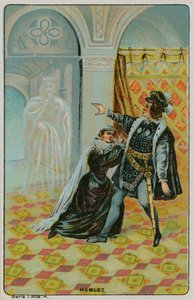 Hamlet - zjeví se duch Hamletova otce od French School
