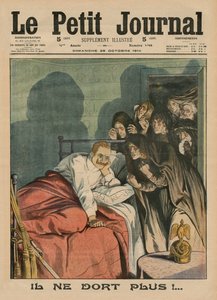 Už nespí !, ilustrace na titulní straně z "Le Petit Journal", ilustrovaná příloha, 25. října 1914