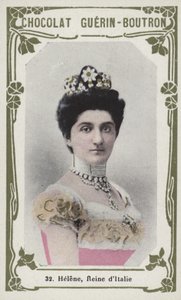 Helene, Reine dItalie (barevné foto) od French School