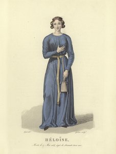Heloise dArgenteuil, francouzská jeptiška, učenec a abatyše od French School