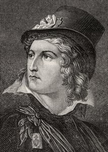Henri du Vergier, hrabě de la Rochejaquelin, z knihy Louise Blanca "Histoire de la Revolution Francaise" (1811-82) od French School