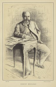 Henry Meilhac , francouzský dramatik a libretista od French School