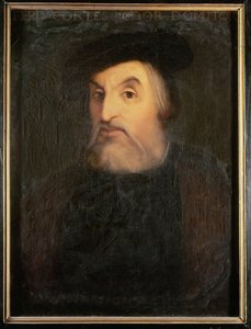 Hernan Cortez, conquistador", objevitel od French School