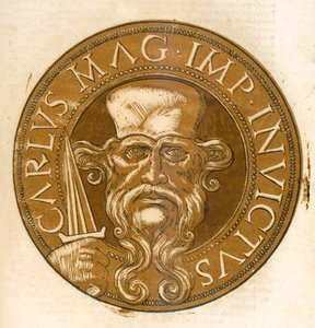 Císař Svaté říše římské Karel Veliký od French School