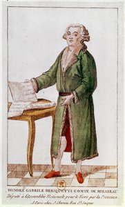 Honore Gabriel Riqueti Mirabeau (1749-1791) od French School