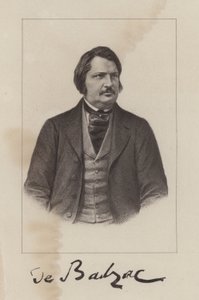 Honore de Balzac , francouzský romanopisec a dramatik od French School