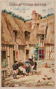Hra horkou rukou (chromolitho) od French School