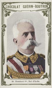 Humbert Premier, italský král (barevná fotografie) od French School