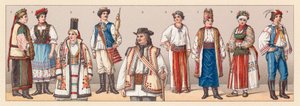 Kostýmy Maďarska a Chorvatska od French School