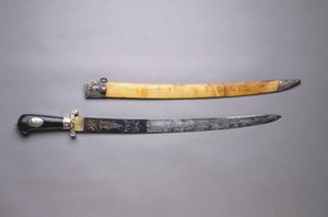 Lovecký meč, kolem roku 1780 od French School