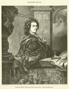 Hyacinthe Rigaud (rytina) od French School