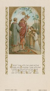 Podepisuji tě znamením kříže (chromolitho) od French School