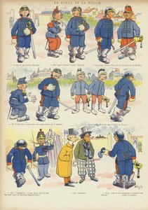 Ilustrace pro Le Rire (barevné lito) od French School