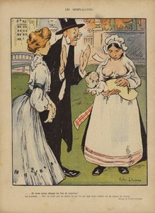 Ilustrace pro Le Rire (barevné lito) od French School