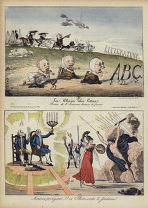 Ilustrace pro Le Rire (barevné lito) od French School