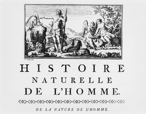 Ilustrace z Histoire Naturelle de lHomme od Georgese de Buffona (1707-88) vydáno 1749, Paříž od French School