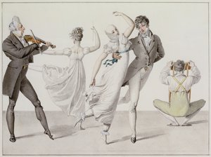 Ilustrace z "Le Bon Genre", c.1810 od French School