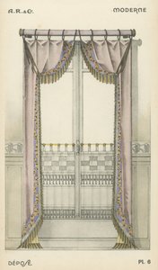 Ilustrace z produktového katalogu interiérového designu od A R & Cie, Francie od French School