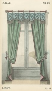 Ilustrace z produktového katalogu interiérového designu od A R & Cie, Francie od French School