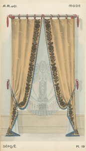 Ilustrace z produktového katalogu interiérového designu od A R & Cie, Francie od French School