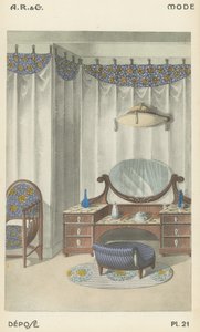 Ilustrace z produktového katalogu interiérového designu od A R & Cie, Francie od French School