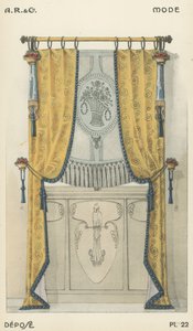 Ilustrace z produktového katalogu interiérového designu od A R & Cie, Francie od French School