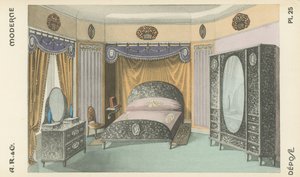 Ilustrace z produktového katalogu interiérového designu od A R & Cie, Francie od French School