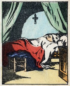 Ilustrace příběhu „“ Veridique Historie Jeannot Serinet „“ Dřevoryt Imagery Pellerin - Epinal, sd. Konec 19. století. od French School