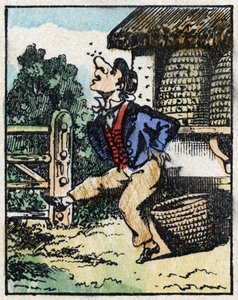 Ilustrace příběhu „“ Veridique Historie Jeannot Serinet „“ Dřevoryt Imagery Pellerin - Epinal, sd. Konec 19. století. od French School