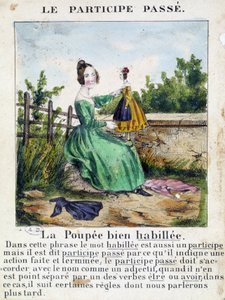 V „La grammaire en images“, letákové album, kolem roku 1850. od French School