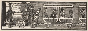 Slavnostní otevření železnice mezi Paříží a Orleánsem, 3. května 1843, kopie Boris Mestchersky (zemř. 1957), ilustrace z knihy Historie francouzského národa, vědy, svazek I a II, autor Gabriel Hanotaux. od French School