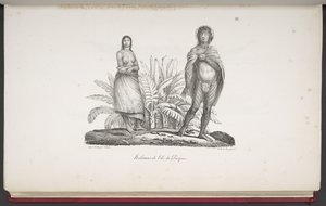 Obyvatelé Velikonočního ostrova, z Malebné plavby kolem světa, s Portréty divochů z Ameriky, Asie, Afriky a ostrovů Velkého oceánu; krajiny, výhledy na moře a několik přírodních historických objektů; v doprovodu d od French School