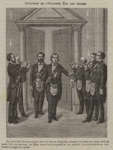 Zasvěcení vyvoleného z patnácti (rytina) od French School