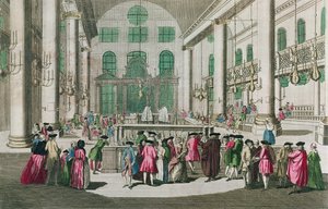 Interiér synagogy během festivalu Purim od French School