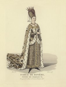 Isabeau Bavorská, manželka francouzského krále Karla VI