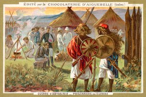 Italští váleční zajatci, první italsko-etiopská válka od French School