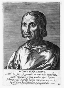 Jacopo Sannazaro (rytina) od French School