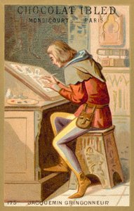 Jacquemin Gringonneur , francouzský malíř (chromolitho) od French School