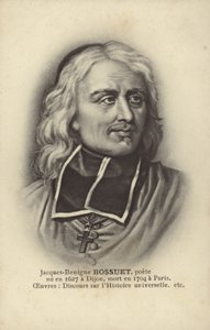 Jacques-Benigne Bossuet (1627-1704), francouzský katolický biskup, teolog a spisovatel (litografie) od French School