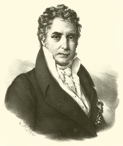 Jacques-Louis David, portrét (rytina) od French School