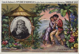 Jacques Henri Bernardin de Saint Pierre , francouzský spisovatel a botanik od French School