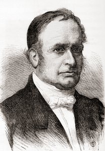 Jean-Baptiste Armand Louis Léonce Élie de Beaumont, z „Les Merveilles de la Science“, vydáno kolem roku 1870 (rytina) od French School