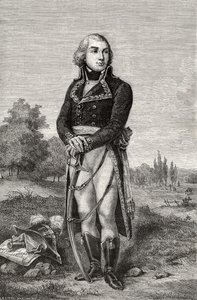 Jean-Baptiste Jourdan, z knihy Louise Blanca (1811-82) "Histoire de la Revolution Francaise". od French School