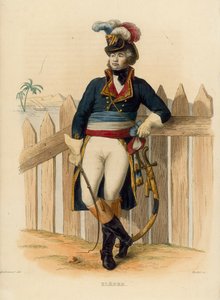 Jean-Baptiste Kleber (barevná rytina) od French School