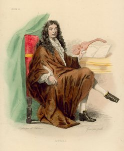 Jean-Baptiste Lulli (barevná rytina) od French School