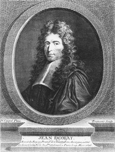 Jean Domat (rytina) od French School