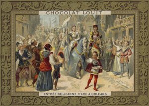 Vstup Johanky z Arku do Orleansu, 1429 od French School