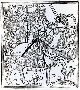 Johanka z Arku, z La Mer des Histoires, 1491 od French School